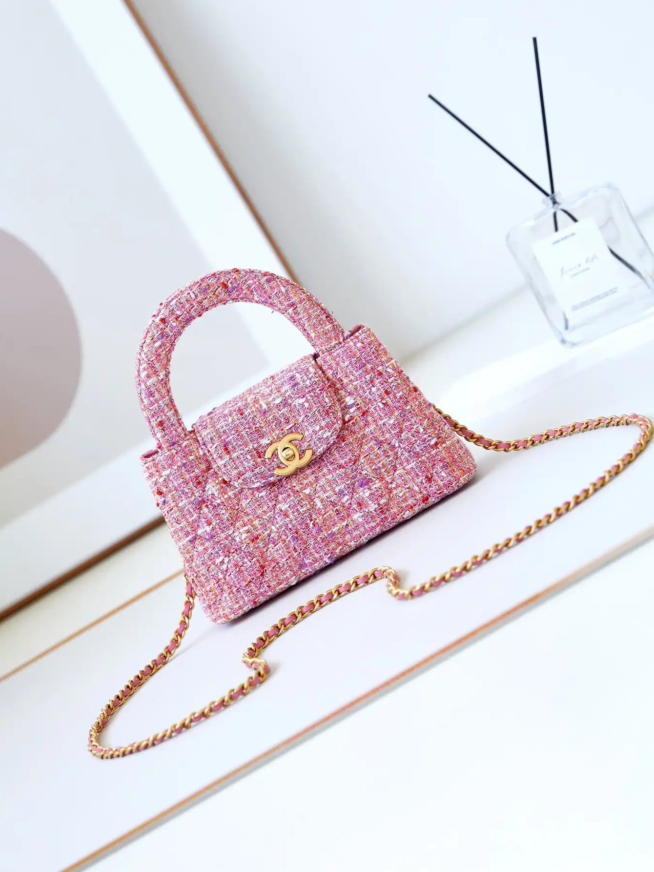 Firstbag Ru NANO BAG-13*19*7cm CHANEL KELLY 0707